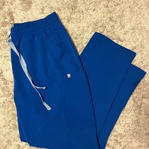 Figs Royal Blue Yola Scrub Pants Size L / P